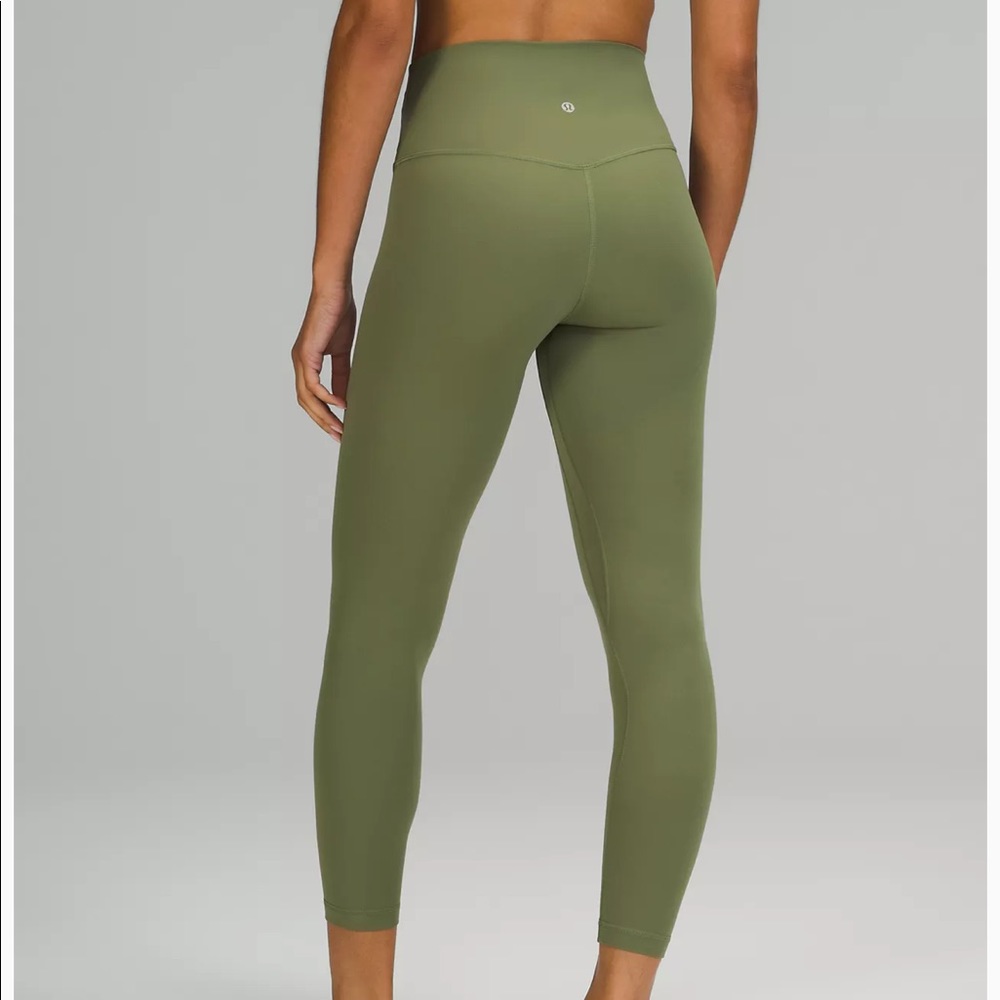 lululemon leggings - green - size 18!